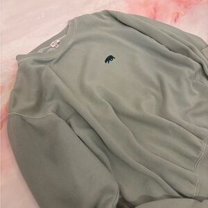 Pale Green Brandy Sweatshirt with Bear